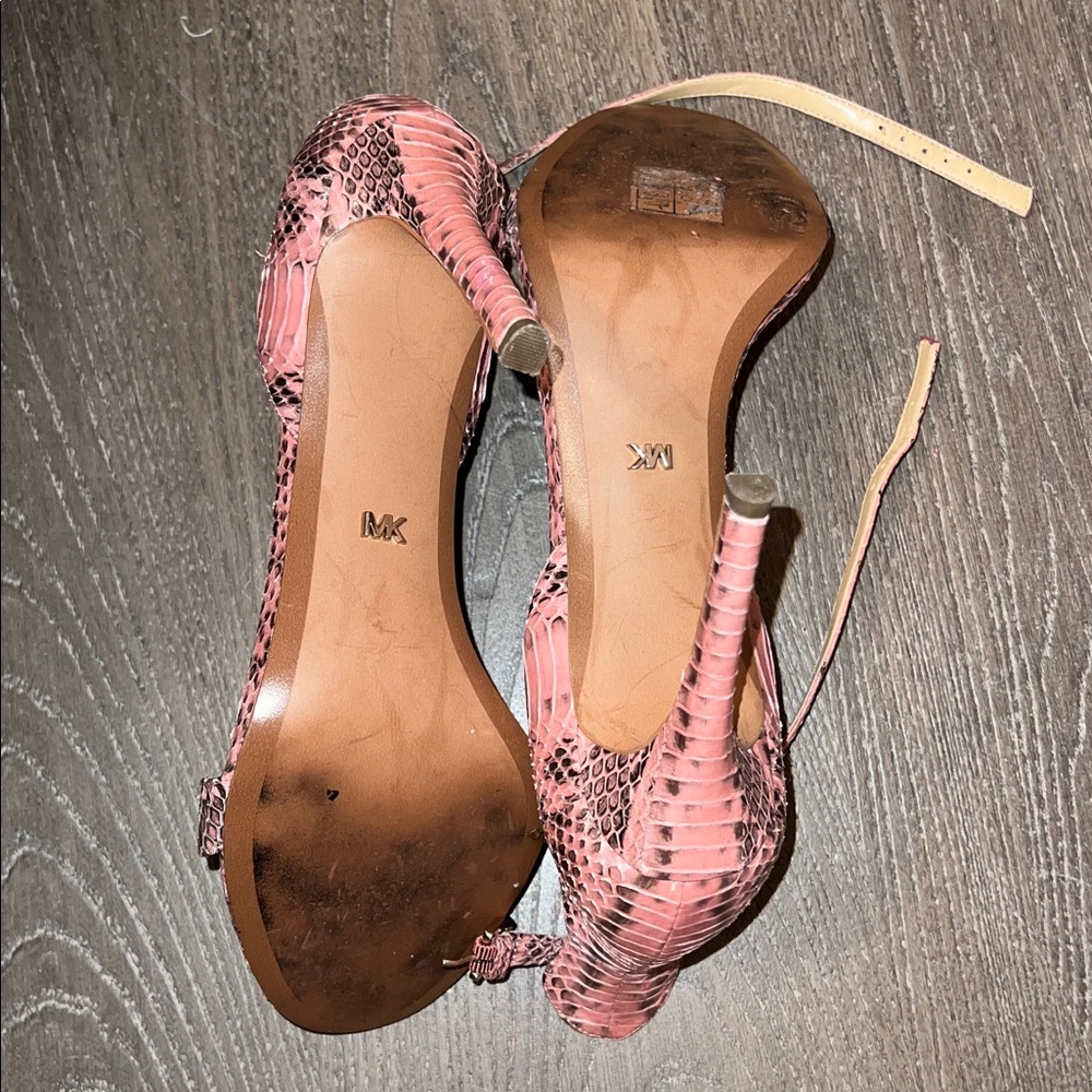 Michael Kors Harper Leather Python Snakeskin Embo… - image 4